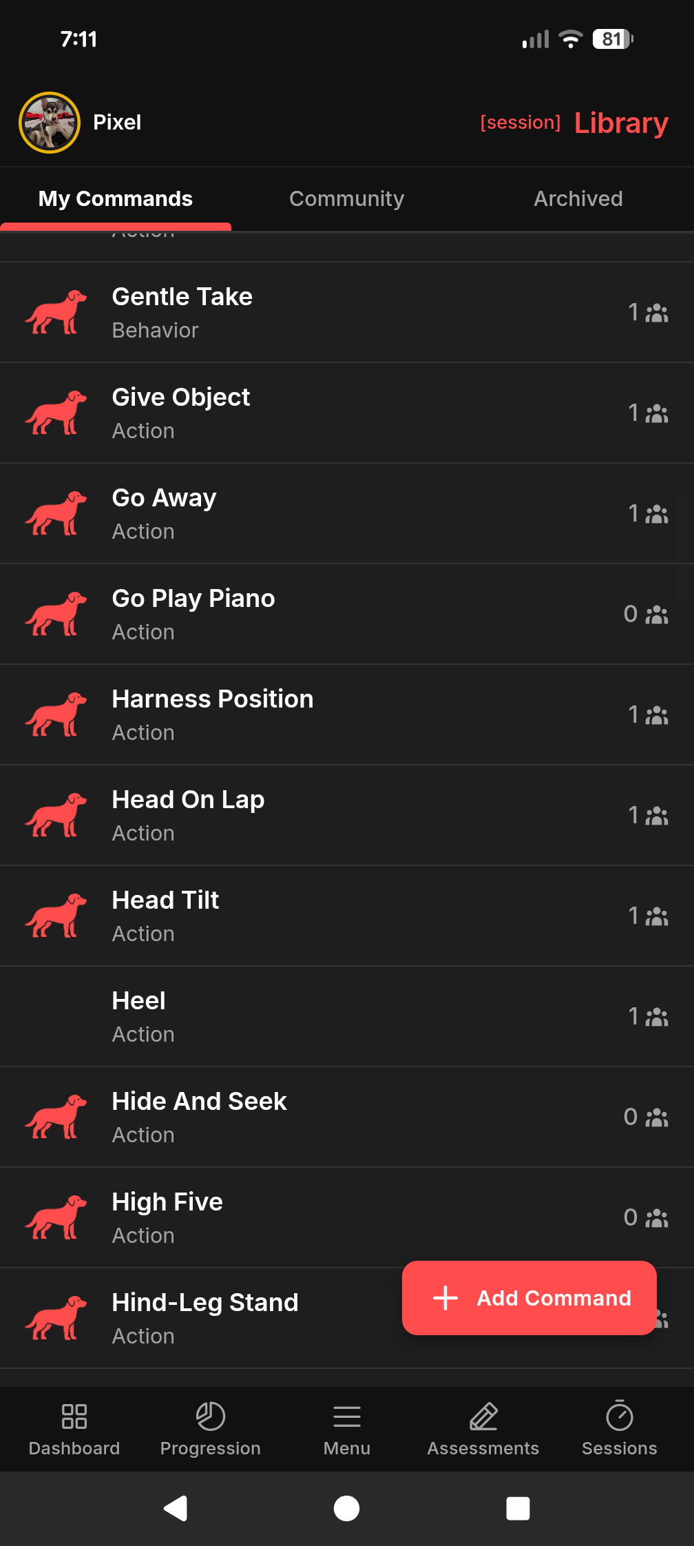 Command Library